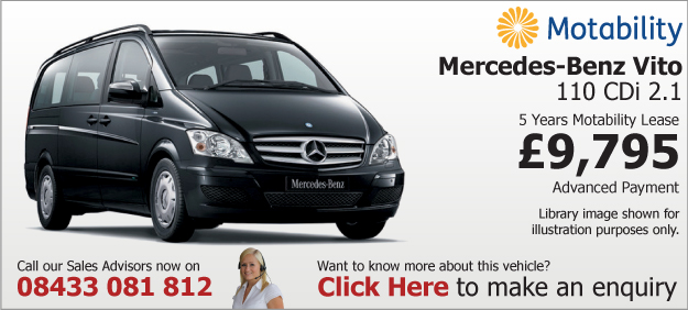 Mercedes Vito 110 DCi 2.1 Motability