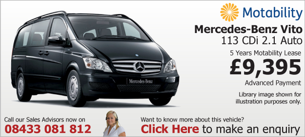 Mercedes Vito 110 DCi 2.1 Auto Motability