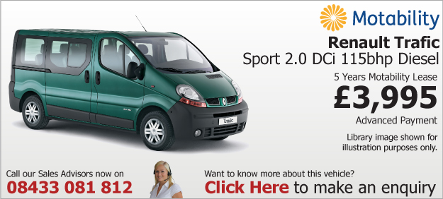 Renault Trafic Sport 2.0 DCi 115bhp Diesel Motability