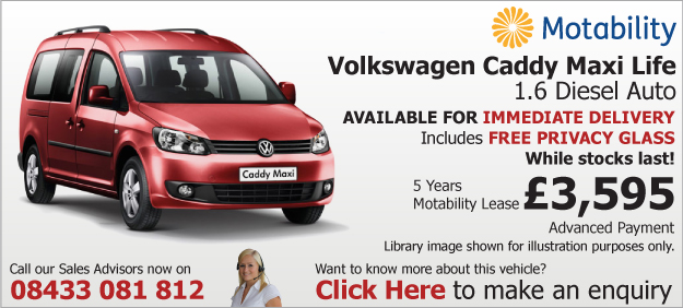 VW Caddy Maxi Life 1.6 Diesel Auto Motoability