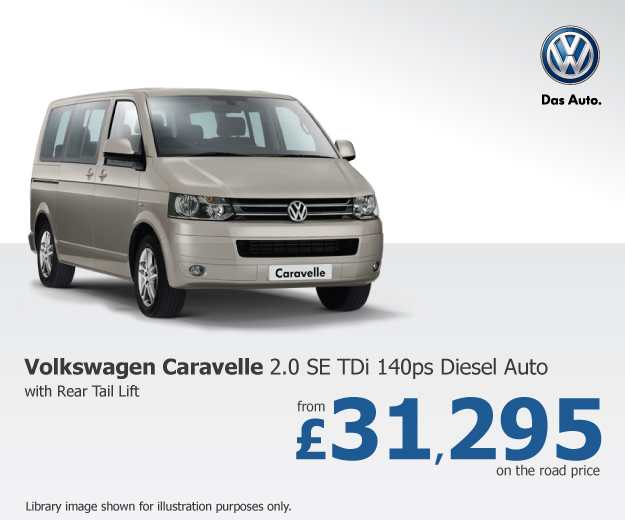 VW Caravelle SWB 2.0 SE TDi 140bhp Diesel Auto RTL