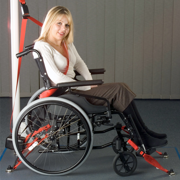 Electric scooter trike 300cc, wheelchair restraint cushion, portable